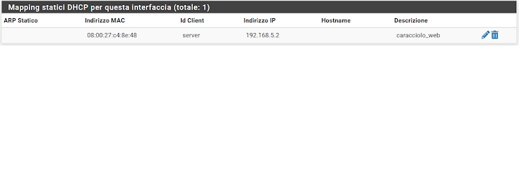 DHCP Reservation