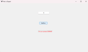 Verifica numero pari o dispari